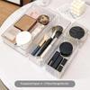 Unlimited Desk Drawer Organizers Set Plastic Bathroom Storage Makeup Organizer Clear Transparent Storage Box Bins Kitchen Gadget