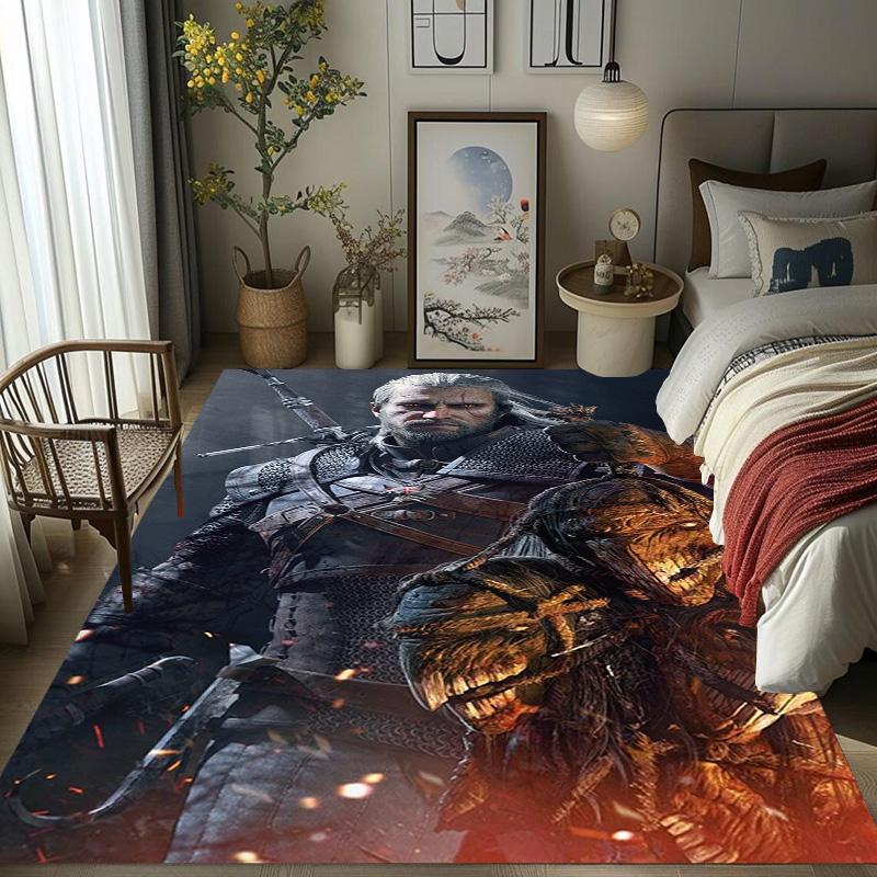 The Witcher's Fury carpet Living room and bedroom mats printing Dormitory decoration Room Fashion