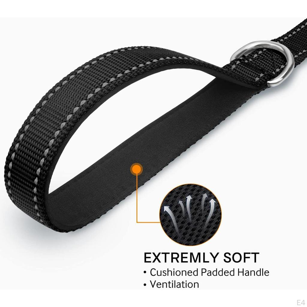 Dog Leash 6 Foot Reflective Nylon Braided Heavy Duty Training for Large and Medium Dogs