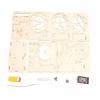 DIY Wooden Electric Track Steel Ball Slide Toy Kids Physics Science Toys Experimental STEM Kit Learning Educational for Kid Gift