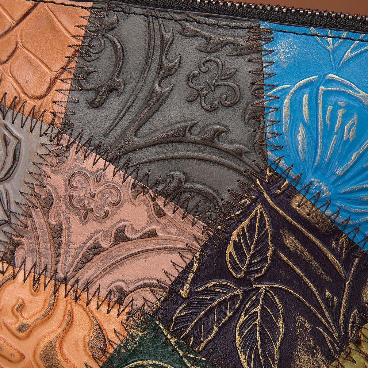 Johnature женская сумка в стиле ретро из натуральной кожи — фото 12