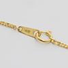 18k gold necklace Kihei chain cut 50cm K18 engraved 2-sided 3.8g