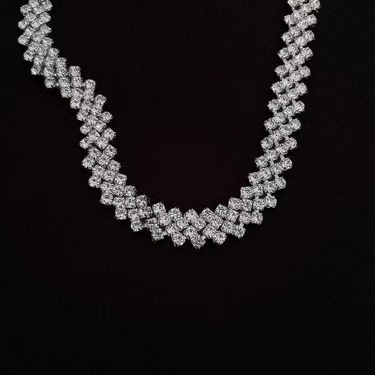 Irregular Diamond Rhinestone Gypsy Beach Anklet