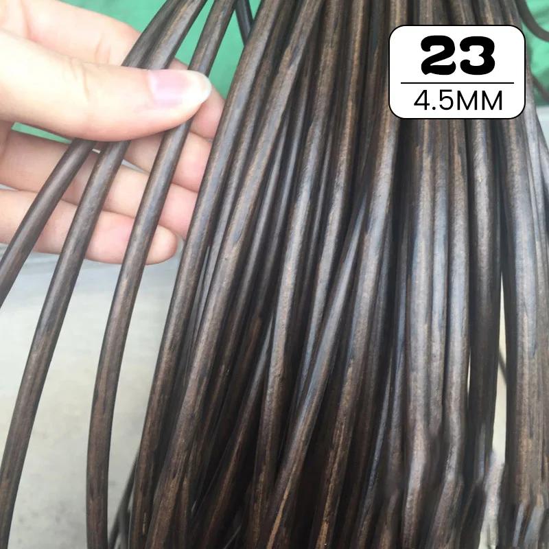 30 Colors 500G Round PE Rattan 2.5/3mm Plastic Synthetic Rattan Weaving Raw Material Furniture Repair Chair Storage Basket DIY