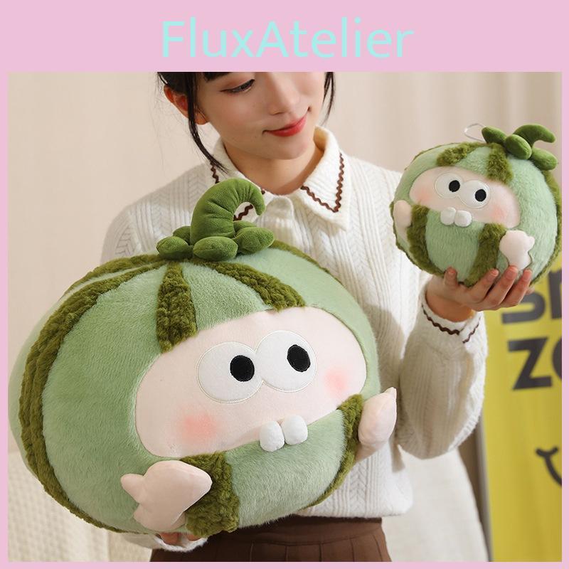 Watermelon Plush Toy Creative Funny Cartoon Fruit Shape Pp Cotton Stuffed Pillow Gift