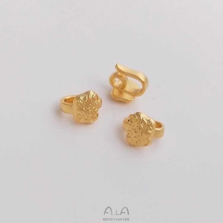 Guld Lyckobringande Djur Ruyi Fiskformad S-krok Lås Smyckesanslutning Armband