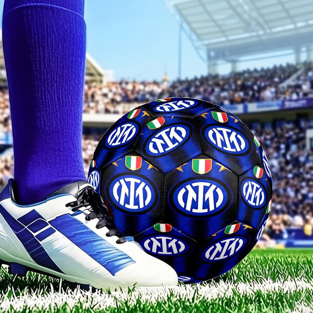 Football Team Crest Printed Size 5 Soccer Balls, Anti-Slip, Protective Football, Outdoor Sport, a Unique Gift Suitable for him/her, Birthday