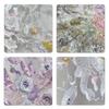 Embroidered Sequins Flower Applique Patches for Clothing Bags Handcraft Decoration Polyester Materials