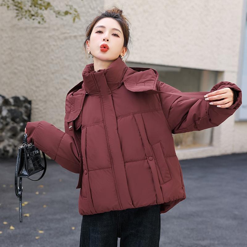 Short down cotton-padded clothes, new winter fashion cotton-padded clothes, loose and thickened warm cotton-padded jackets.