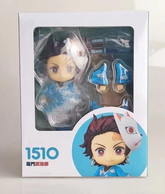Anime Figuren Demon Slayer Inosuke #1361 Tanjirou #1193 Nezuko #1194 Zenitsu #1334 PVC Spielzeug Action Figur Giyuu Kimetsu no Yaiba