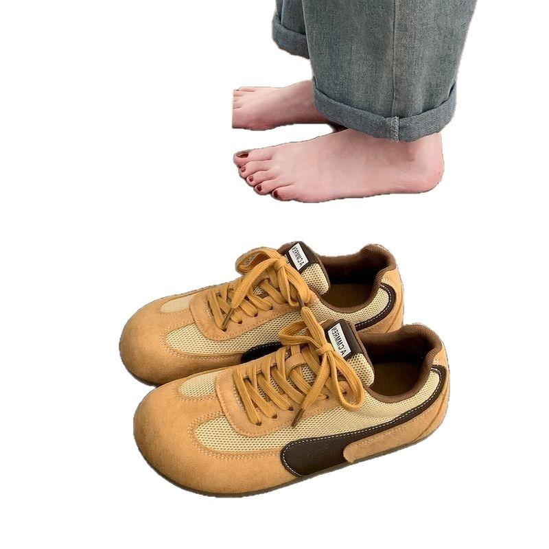 Dexun shoes 2025 spring and autumn new soft sole lightweight fashion versatile Birken comfortable casual mesh heightening women's shoes