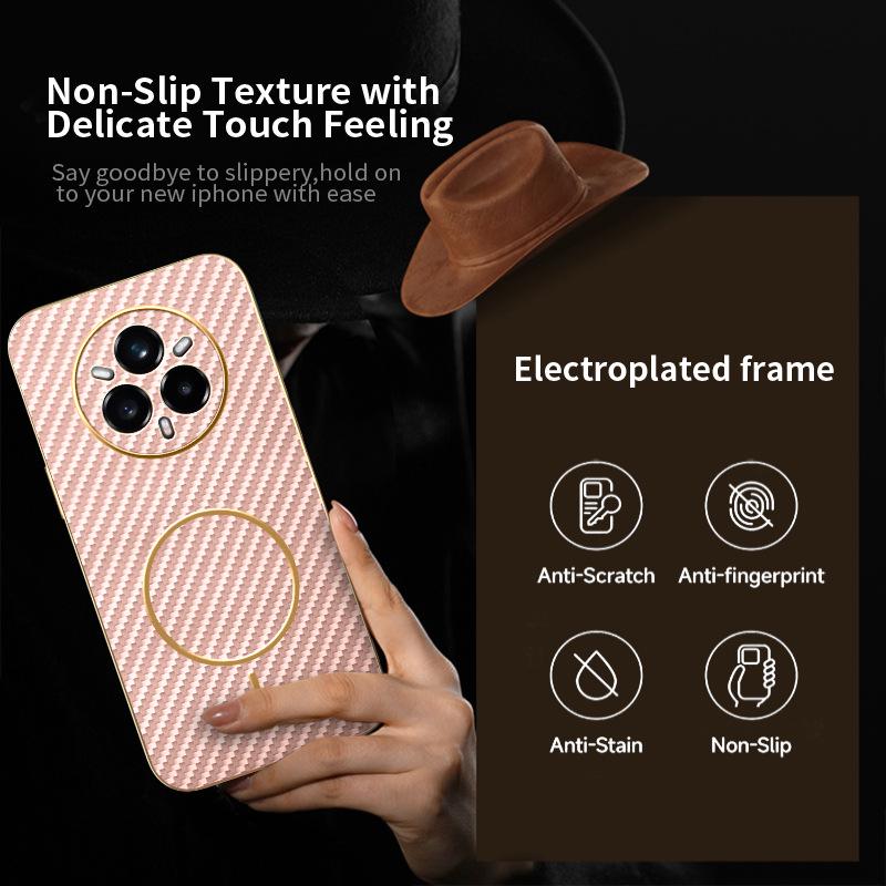 Kevlar Magnetic Realme Phone Case: Compatible with Realme 15Pro, 14, and 13.
