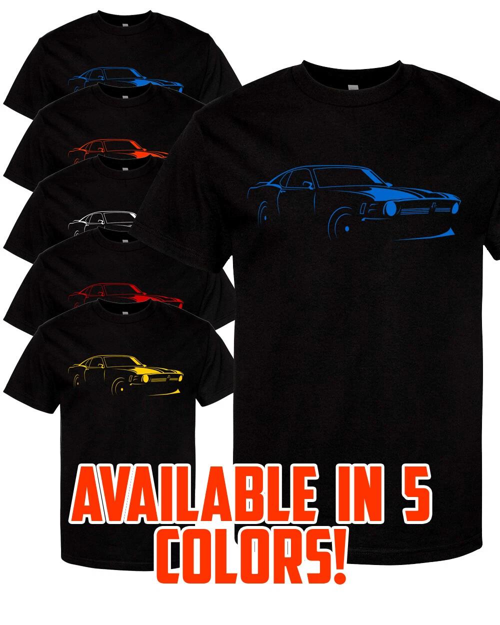 1970 BOSS MUSTANG 302 T-Shirt Multi Colors S-XL FREE S&H! Ford Muscle Car 4XL
