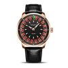 Orologio da uomo Nuovo Design Roulette Europea Gioco di Carte Moda Movimento al Quarzo Orologio da Polso in Acciaio Inossidabile