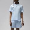 Jordan Soft Cotton Blend Quick-Dry Comfortable Casual Sports Round Neck Pullover Short Sleeve T-Shirt Men Tops Turquoise-Blue Black FN5830-441