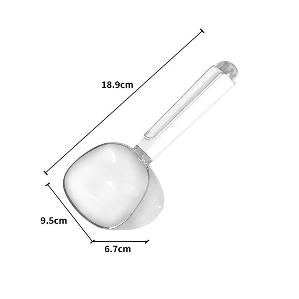 2 In 1 Pet Food Shovel Plastic Baking Measuring Cup Thicken Rice Scoop  Feeding Dogs Cats