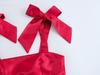 2025 Spring Women's European & American Style Bow Tie Dress
