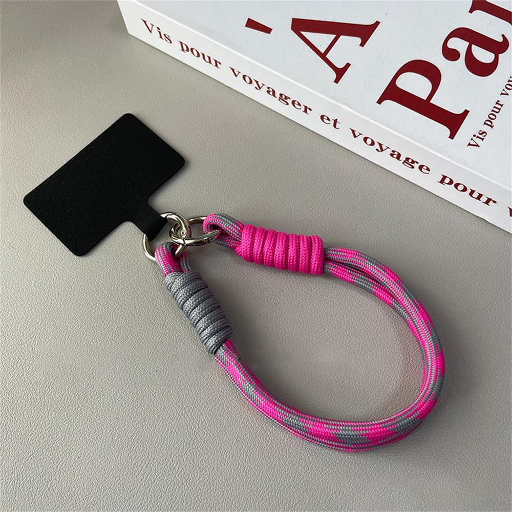 

Coloful Can Be Carried Twist Rope Lanyard Hanging Decoration Phone Anti-loss Pendant Fashion Strong Wrist Short Straps Band