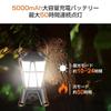 Ultra-bright 1800 Lumens LED Lantern, USB Rechargeable/Battery-Powered, High-Capacity 5000mAh Battery, Stepless Dimming, 2 Modes, Waterproof, Retro De