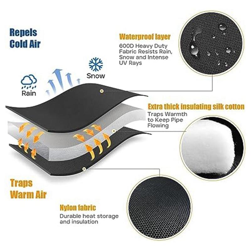

Promotion! Sprinkler Valve Covers For Outside Spigot Covers Winter Insulated Freeze Protection Small A