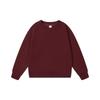 320g Rundhals-Sweatshirt für Kinder mit überschnittenen Schultern, einfarbig - Langarm-Schuluniform mit individueller Stickerei