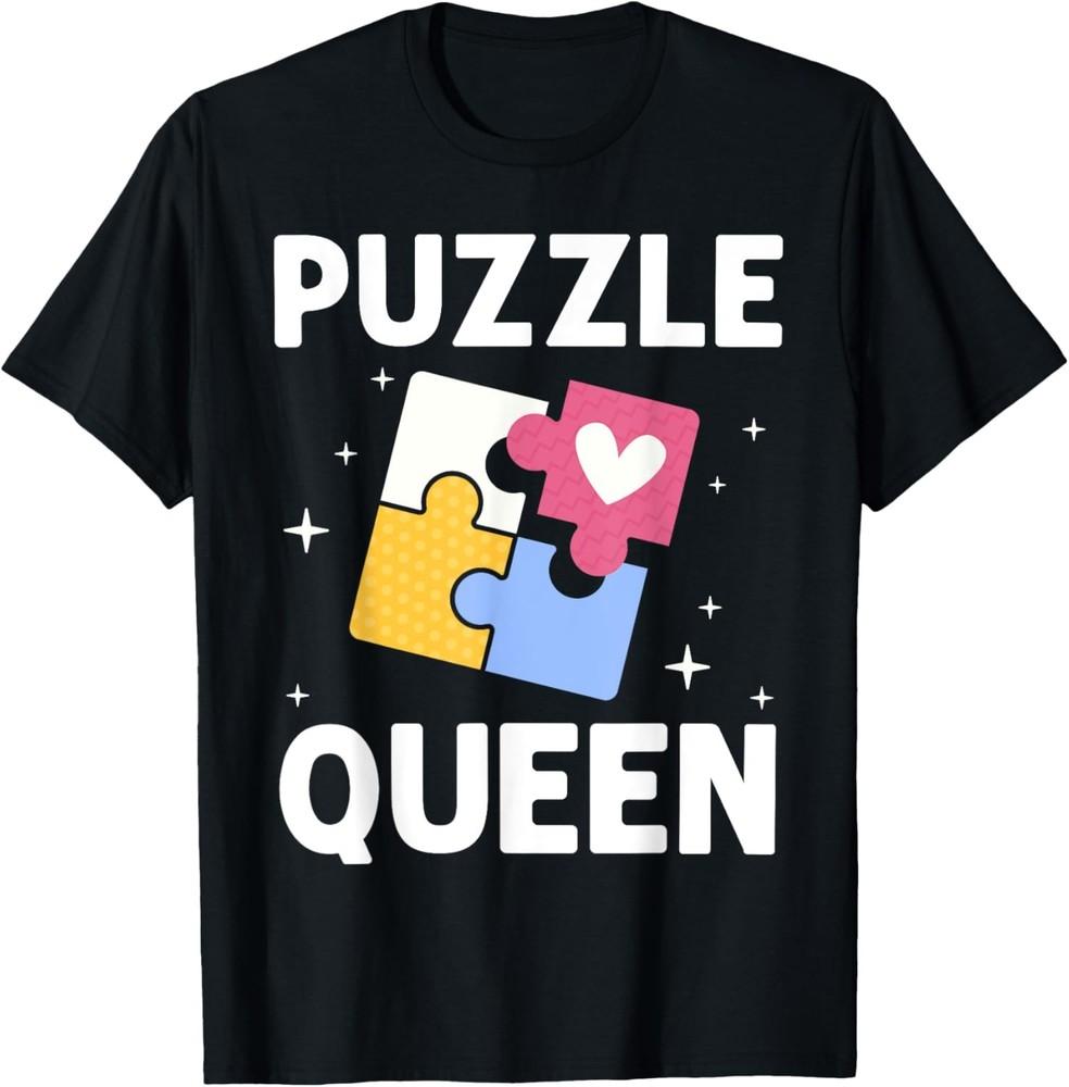 Cool Puzzle Design For Women Girls Jigsaw Lover Puzzle Piece T-Shirt