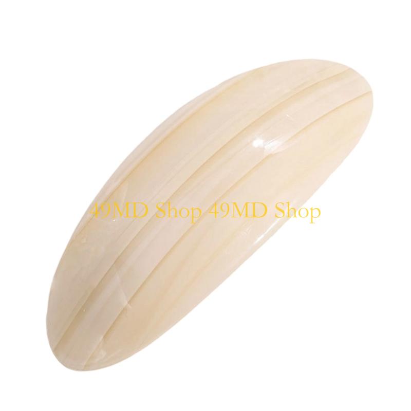 

49MD Acetate Spring Hair Clip Oval Design Strong Grip Hair Holder Styling Accessories