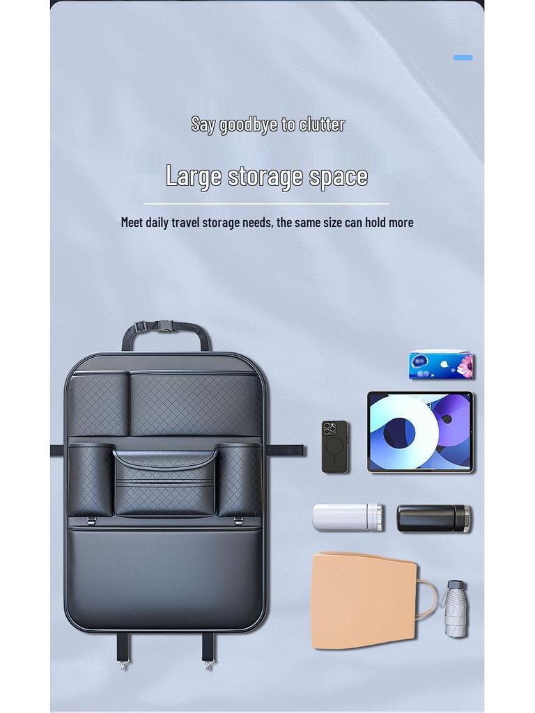 Car Seat Back Organizer - Practical Hanging Storage Bag