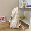 Mochila Escolar Xadrez para Estudantes Mochila Feminina