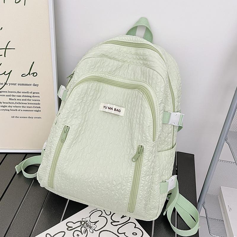 Schoolbag Japanese Ins Girl Schoolbag, Korean Version of Small Fresh Junior High School Student Cute Soft Sister Backpack Female High School Student