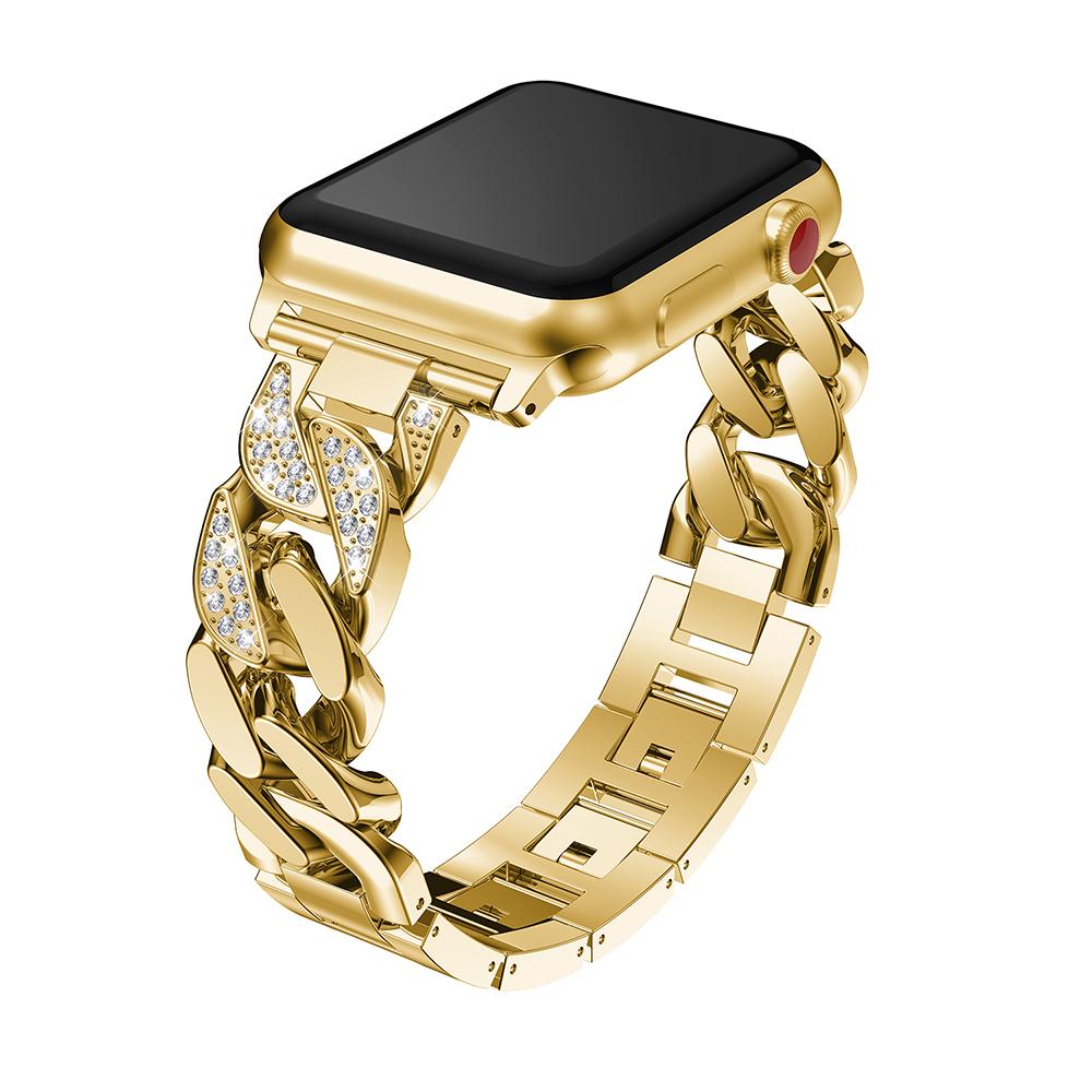Metallarmband für Apple Watch Band 45mm 41mm 44mm 40mm 46mm 42mm Diamant-Armband iWatch 11 10 9 8 7 6 5 SE Serie Ultra 3 2 49mm