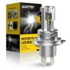 AUXITO H4 9003 HB2 LED Bulb HiLo Beam White Motorcycle Headlight High Power M4