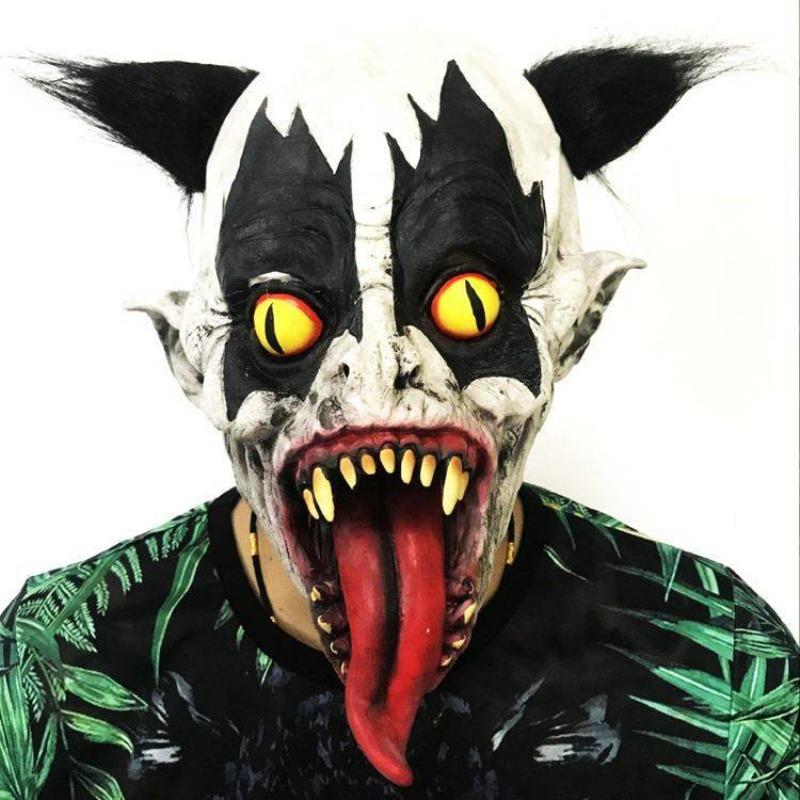 Halloween clown mask bar party dress up show supplies headgear explosion clown mask