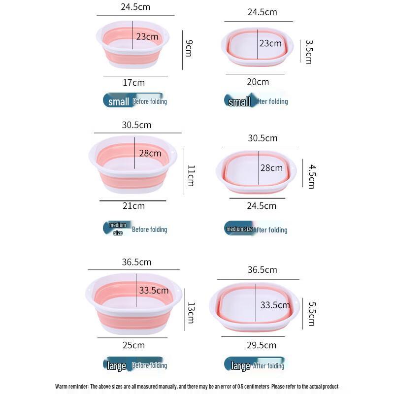 Portable Silicone Foldable Basin