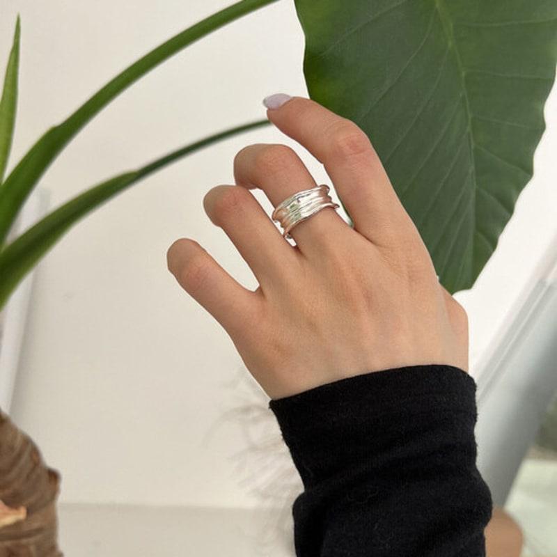 mosxe [925silver] Pipe ring