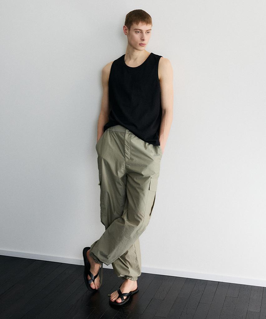 Le Mad Parachute Cargo Pants - Light Khaki