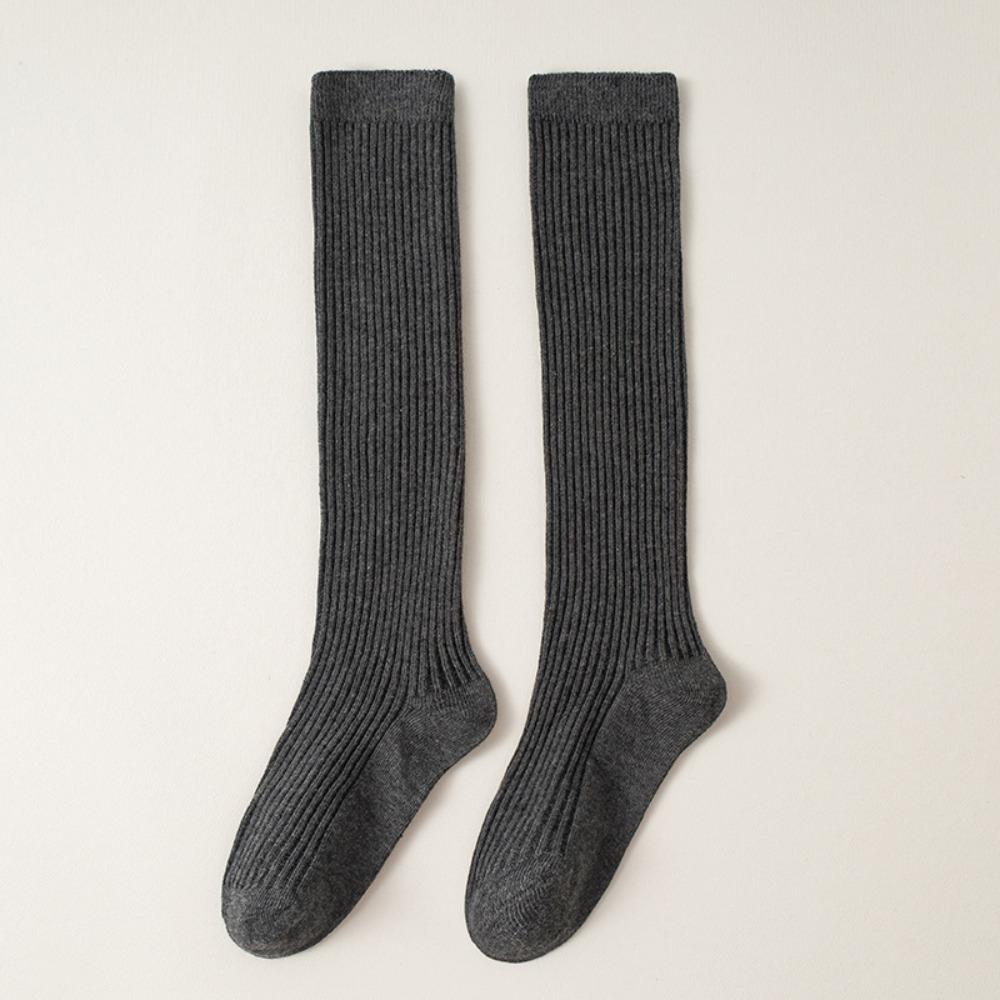 

Бесшовные гольфы для девочек, хлопковые носки для малышей, длинные корейские носки, носки для детей 8-12 Years