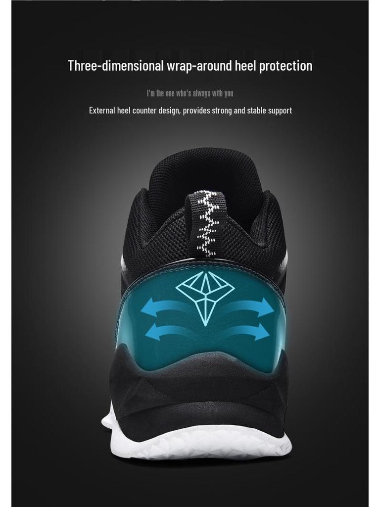 Men's High-Top Breathable Flyknit Basketball & Running Shoes - Non-Slip, Wear-Resistant for Autumn/Winter