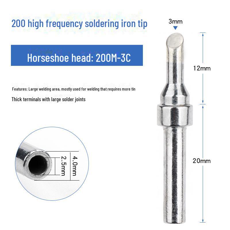 High-Frequency 203H 90W Soldering Iron Tip, Industrial 200-K Drag Soldering Knife Tip