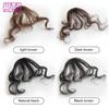 WTB Synthetic Roll Bangs Wig Piece Women's Natural Fluffy Seamless Wear Roll Bangs Wig