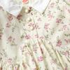 Girls Summer Floral Short Sleeve Dress Stylish Casual Kids Sundress For Children
