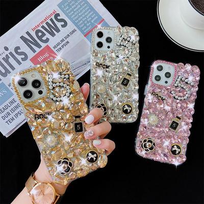 Luxus Diamant Strass Hülle Abdeckung für iPhone 14 13 12 11 Pro XR 8 7 /Samsung S23 S22 S21 S20 ultra A13 A23 A33 A53 A52 A12 A22/Redmi 10 9 9A 9T 10