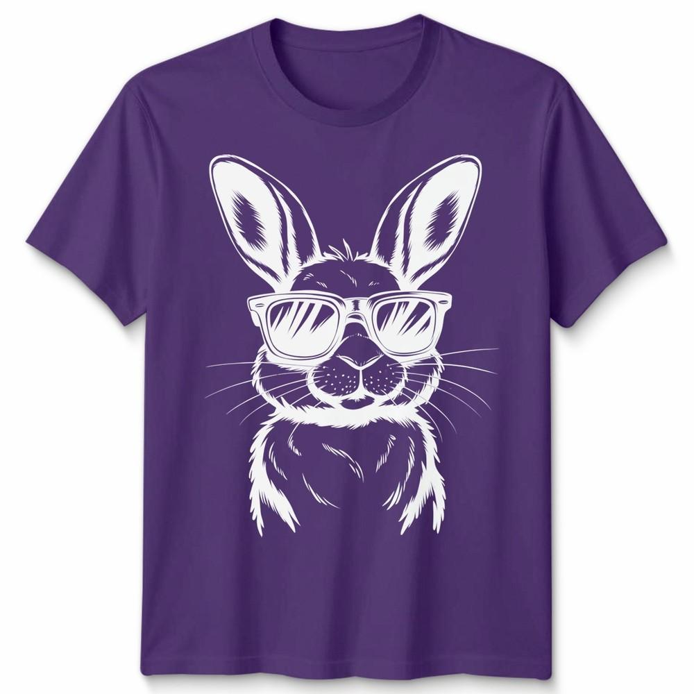 Funny Bunny Face Sunglasses Rabbit Easter Day Unisex Tshirt Gift