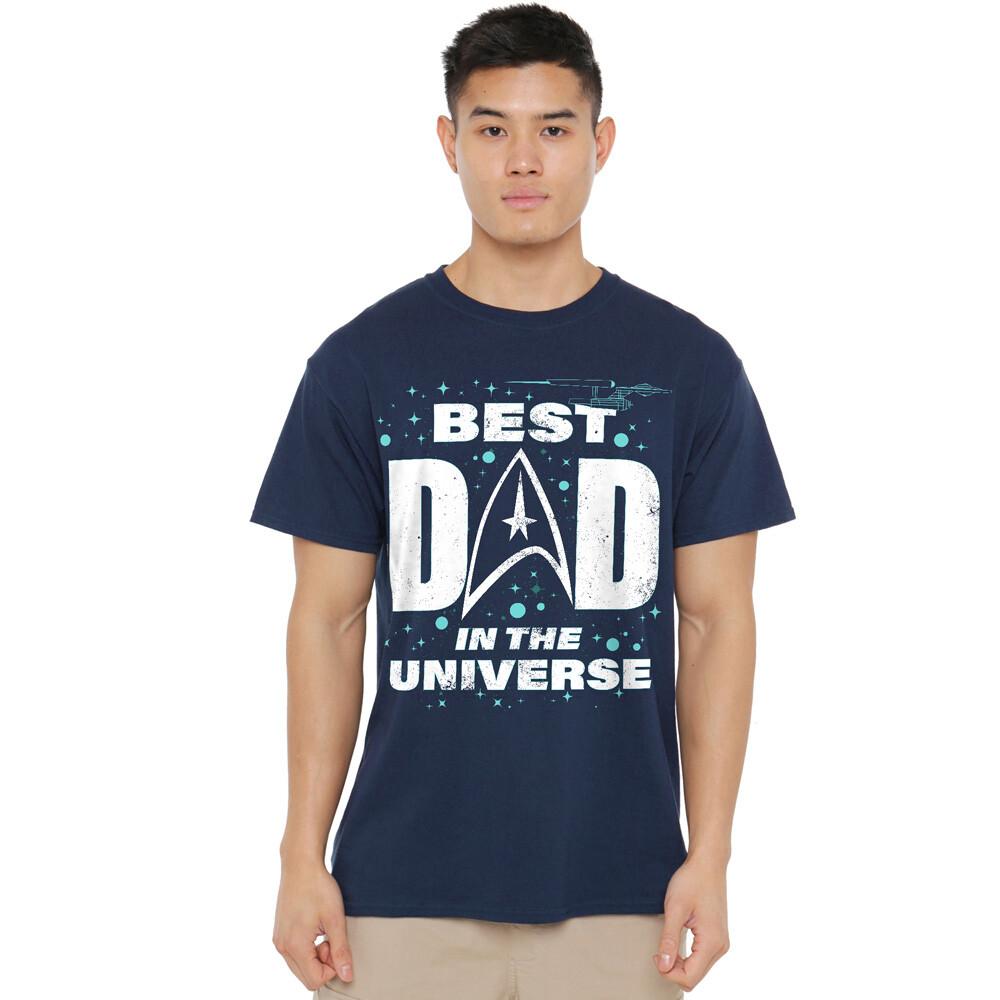 Star Trek Father S Day Best Dad In The Universe T-Shirt S-5XL Navy L
