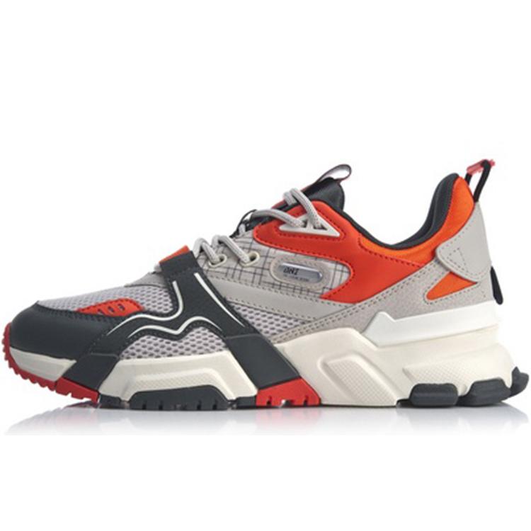 

Новые кроссовки LiNing Journey с амортизаторами, нескользящие, низкие, повседневные, мужские, цвет «колокольчик серый», AGCQ005-4 45