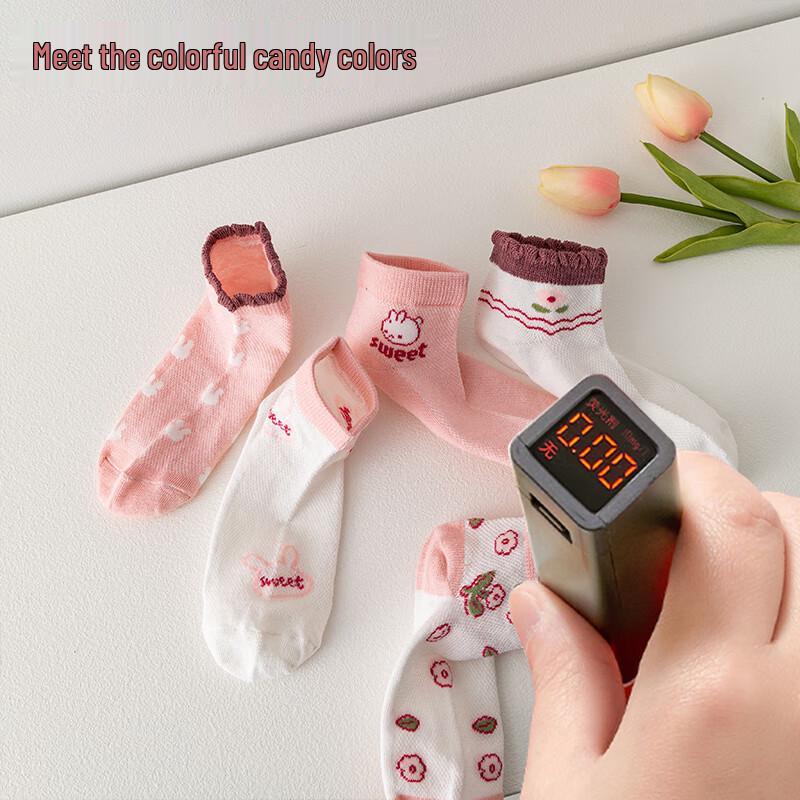 Maoren Kids' Summer Breathable Mesh Ankle Socks