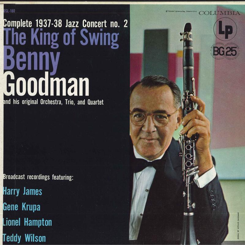LP Record BENNY GOODMAN - 1937-38 Jazz Concert No. 2 OSL180 COLUMBIA MASTER 1970 US Jazz Used