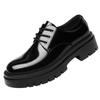 Height-increasing platform leather shoes men's 8cm autumn new business dress shoes real cowhide glossy invisible inner height-increasing wedding shoes