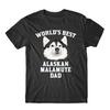 T-Shirt mit Grafik: Weltbester Alaskan Malamute Papa – Hundebesitzer