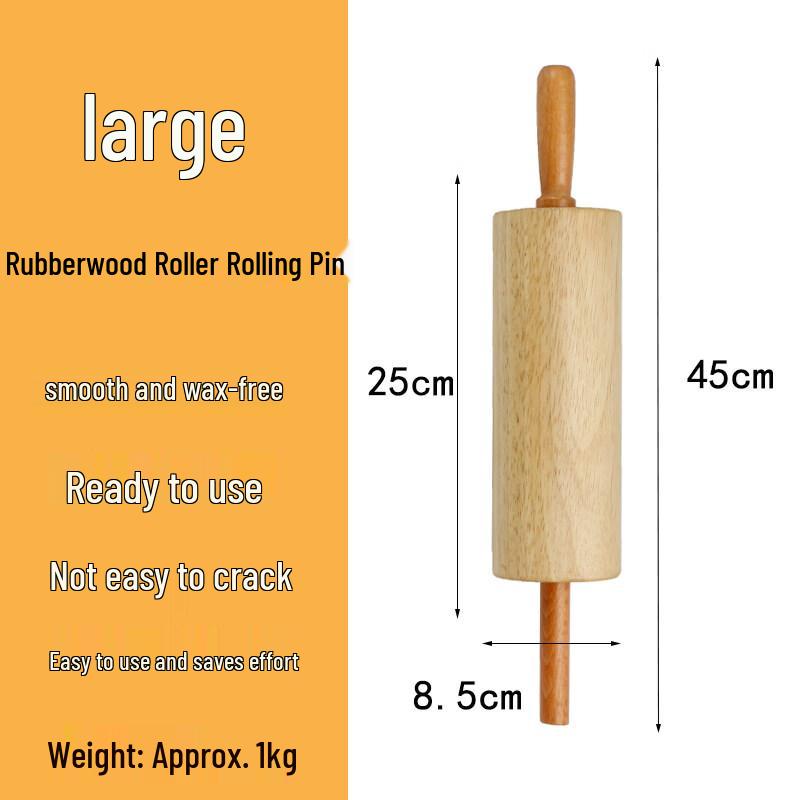 Chuyi Qi Large Oak Solid Wood Rolling Pin